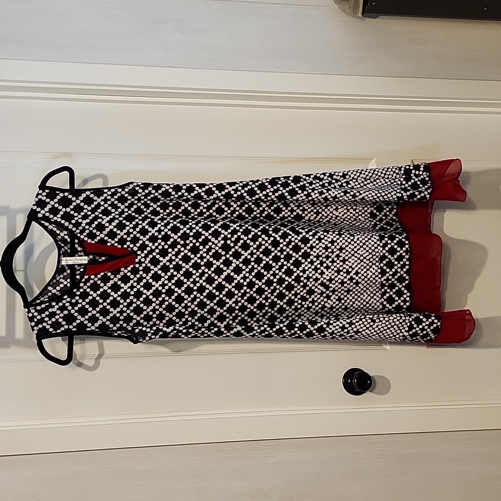 PerSeption Concept Dress M Medium Black, White, Red